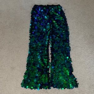Full Iridescent Sequin Pants